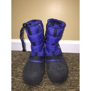 Explorers winter boots Boys blue/black size US 4 Youth  EUR 36.5 pre-owned